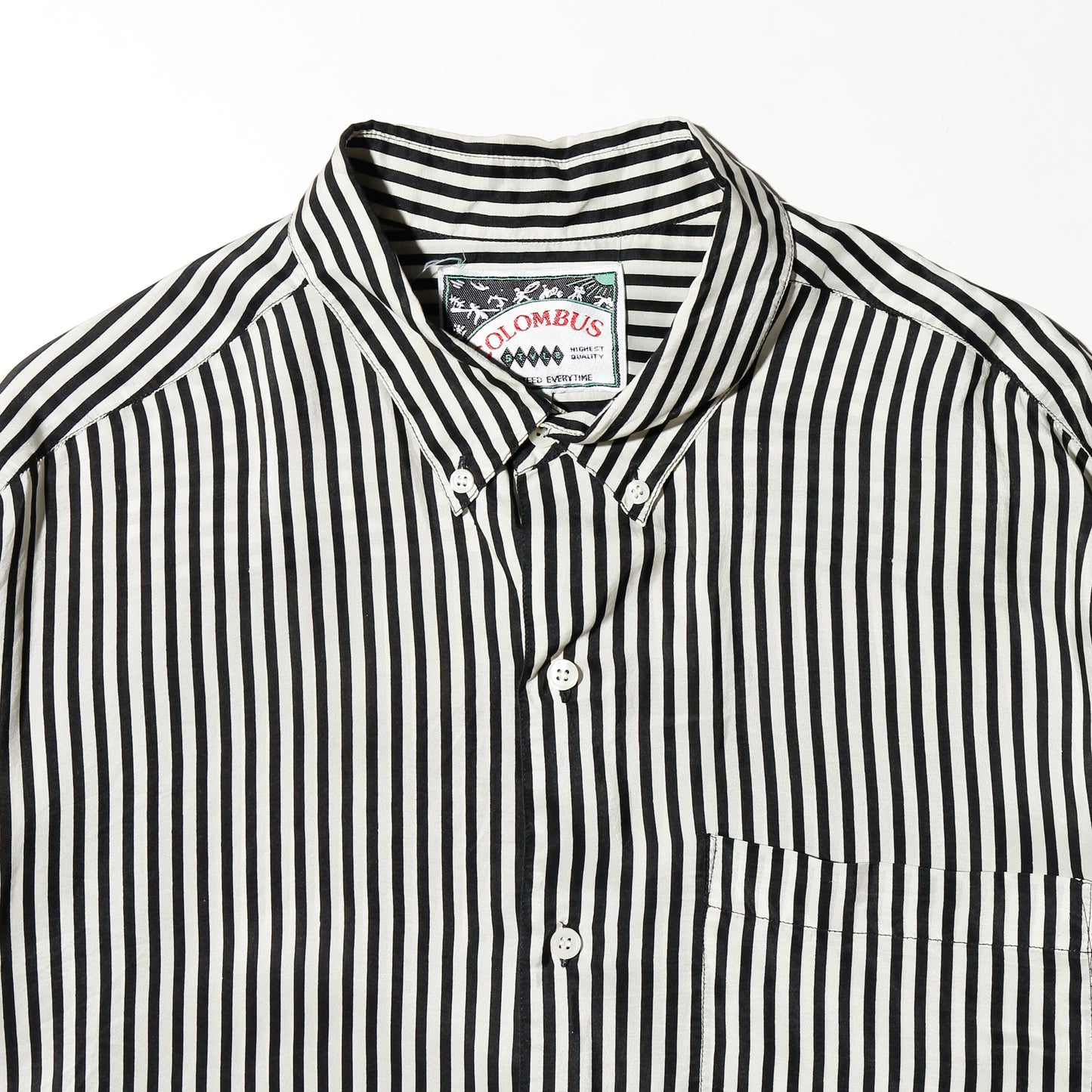 vintage stripe silk shirt