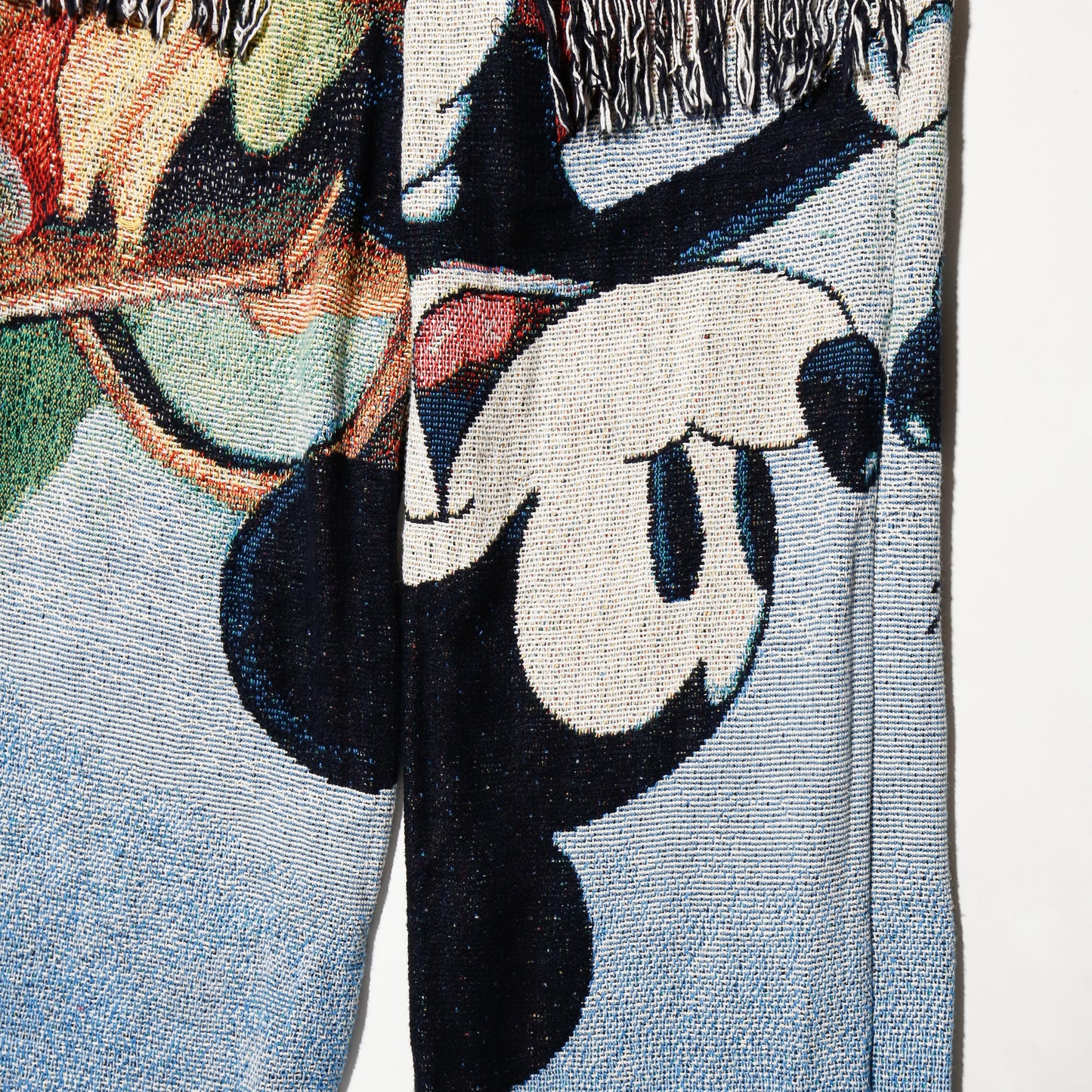 *one-off rug wide trousers, body-vintage disney