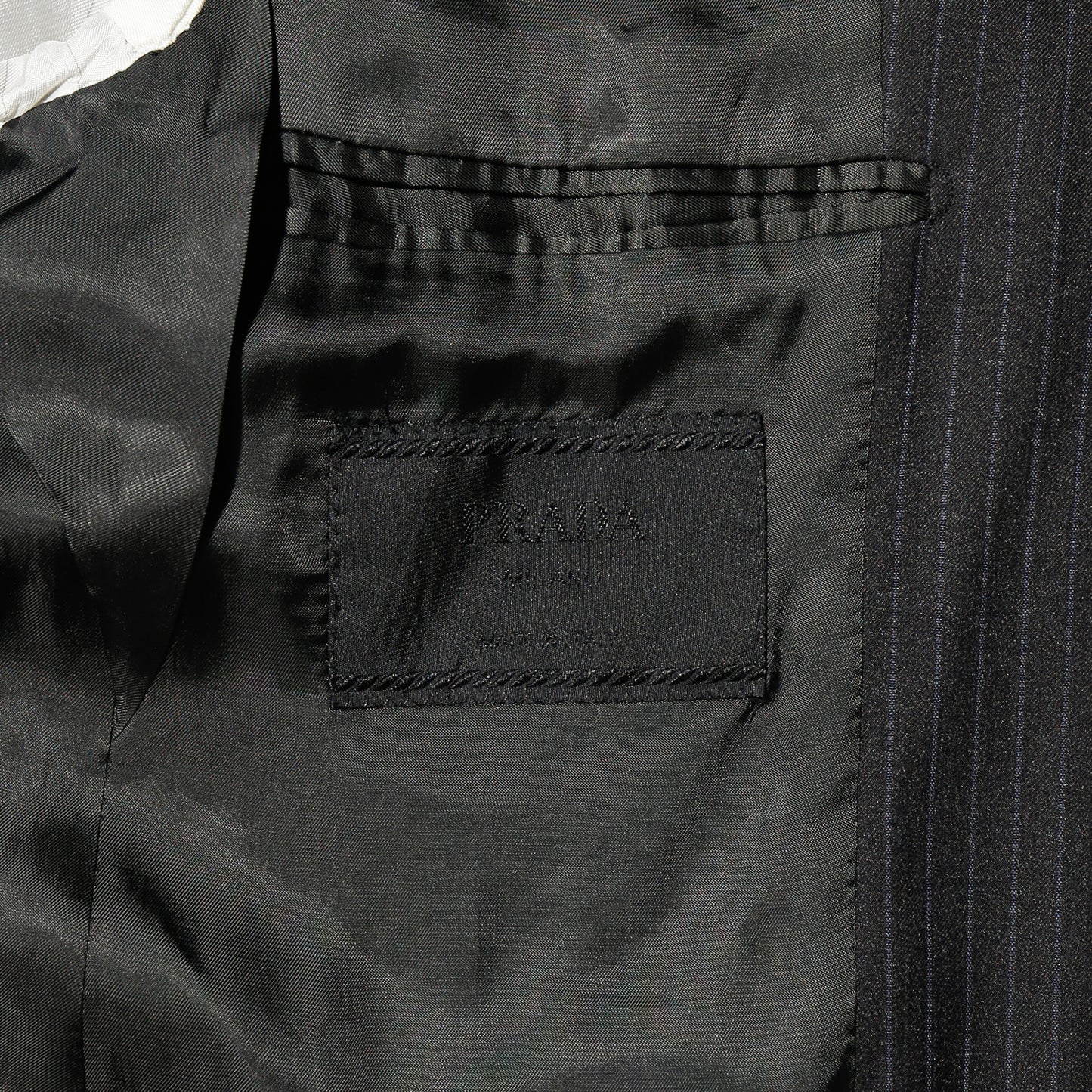 vintage 00's PRADA 3b stripe single tailored jacket