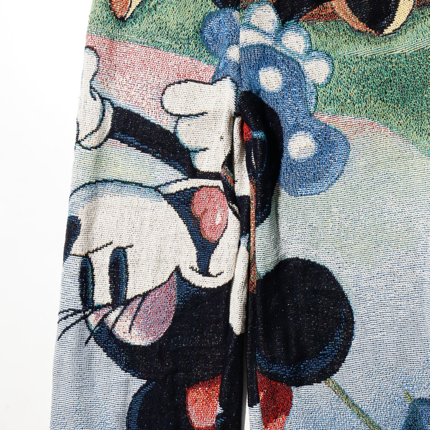 *one-off rug wide trousers, body-vintage disney