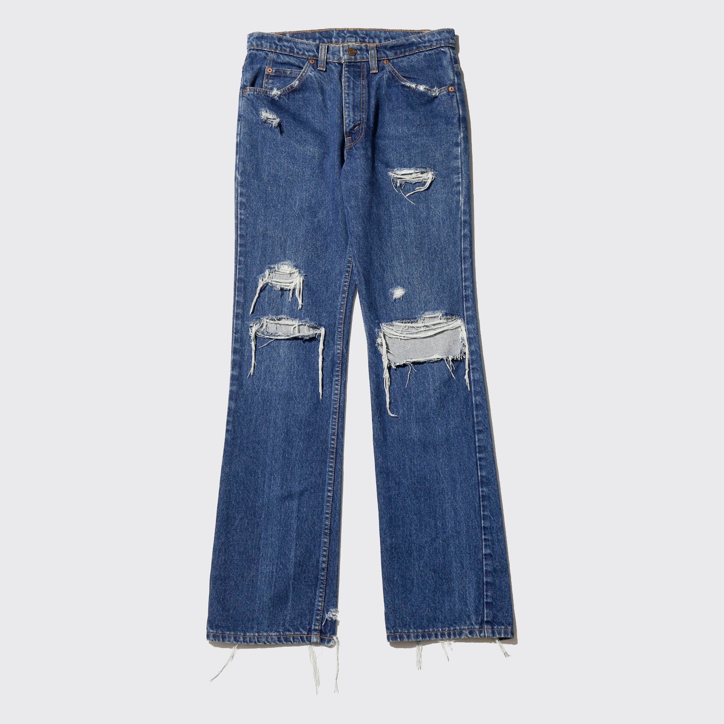 vintage 90's levi's 517 crush flare jeans