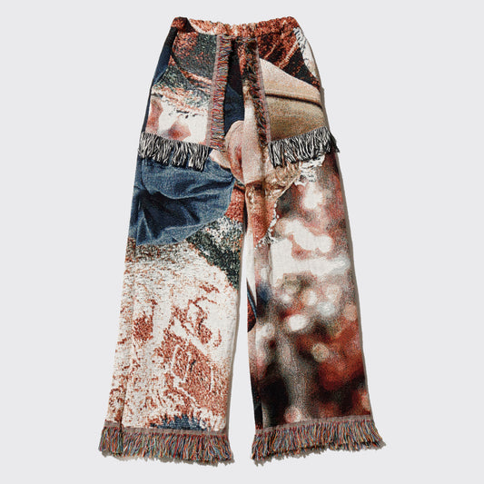 *one-off rug wide trousers