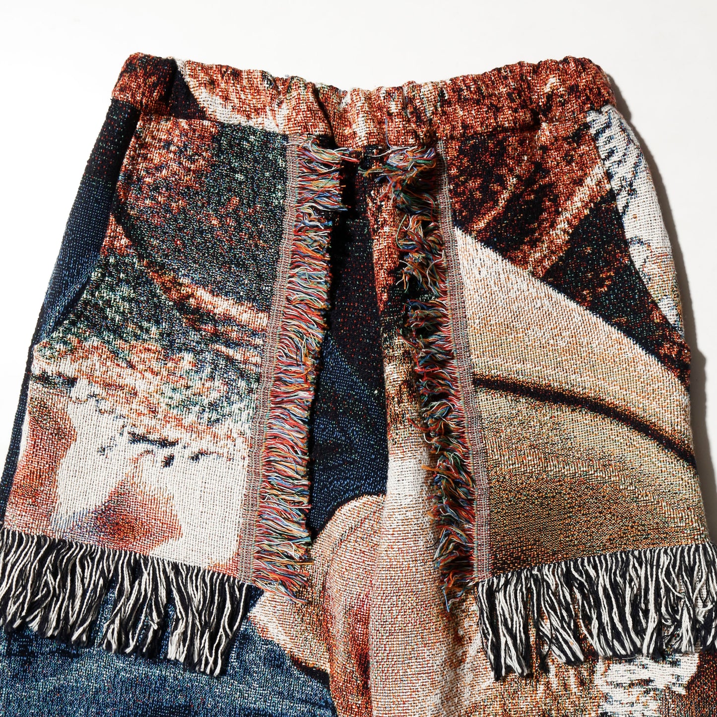 *one-off rug wide trousers