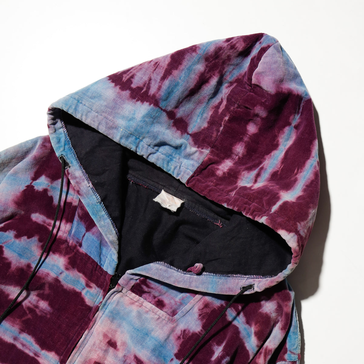 vintage psychedelic velet goa hoodie