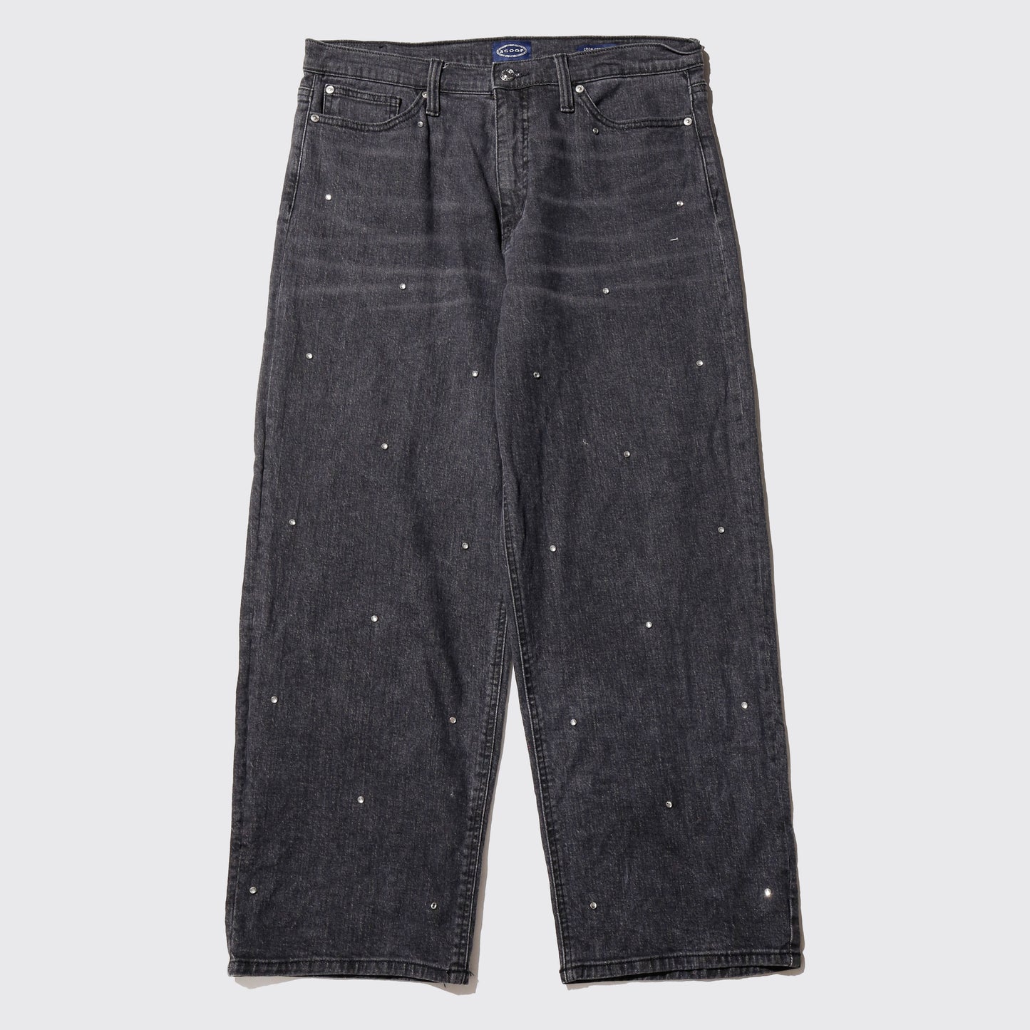 vintage rinestone wide leg jeans