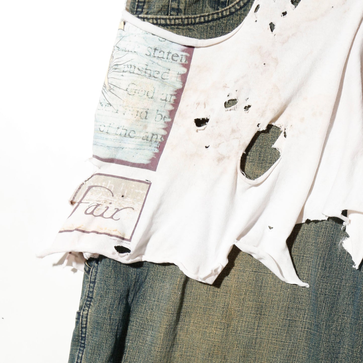 *one-off broken layered shorts