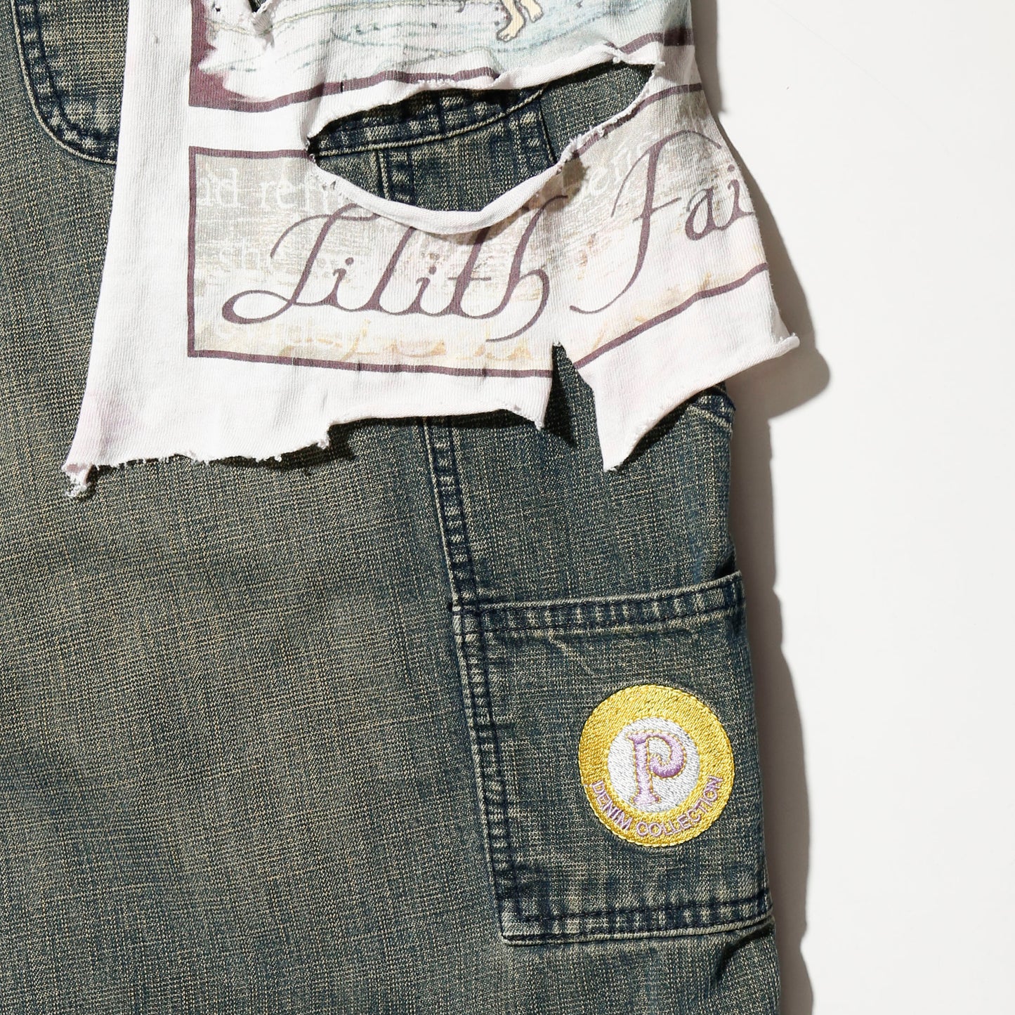 *one-off broken layered shorts