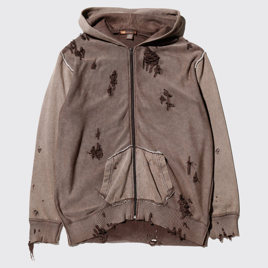 *one-off broken dust hoodie