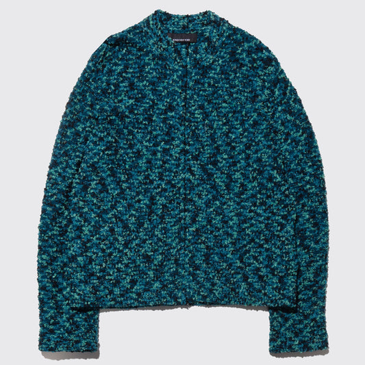 vintage melange knit jacket