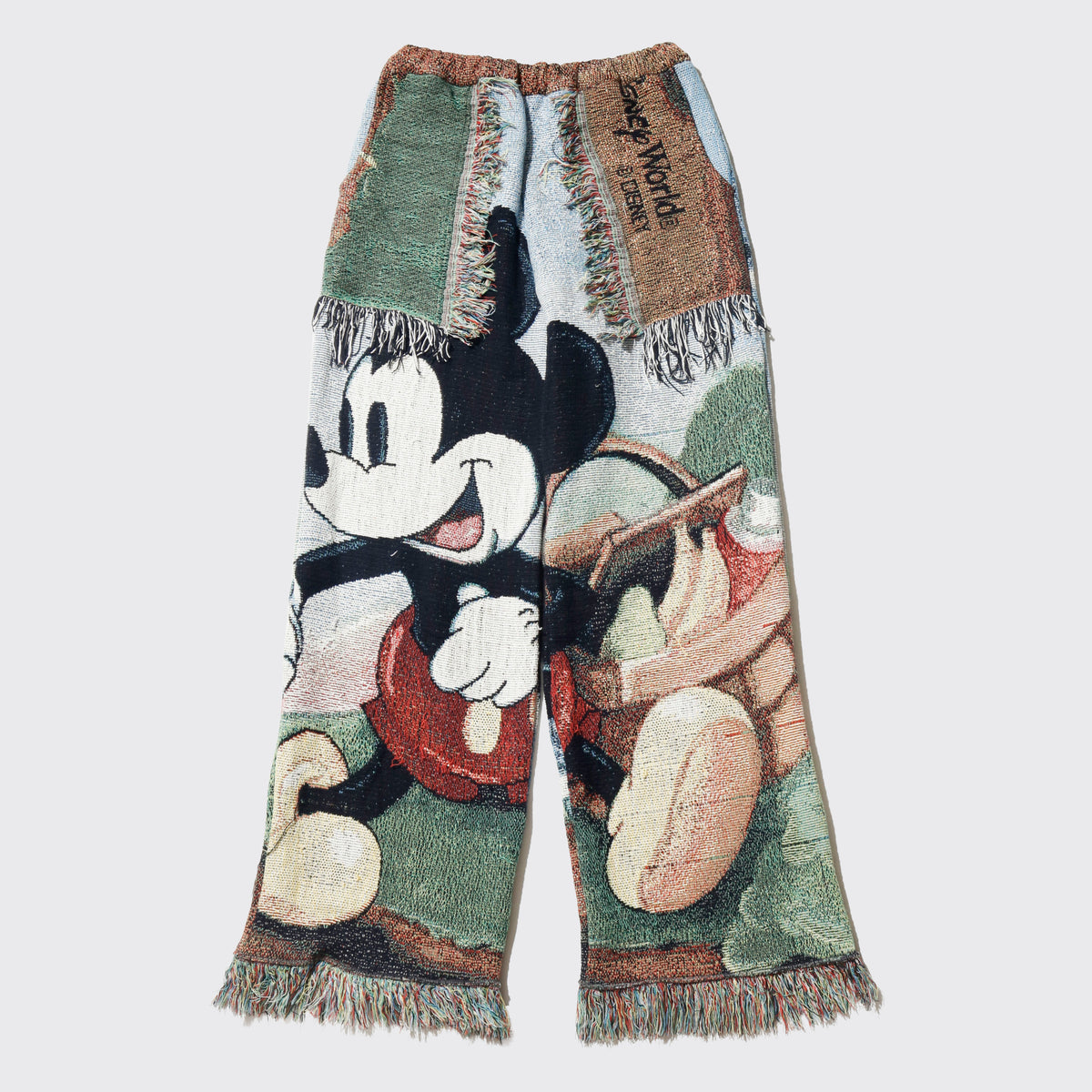 *one-off rug wide trousers , body-vintage disney