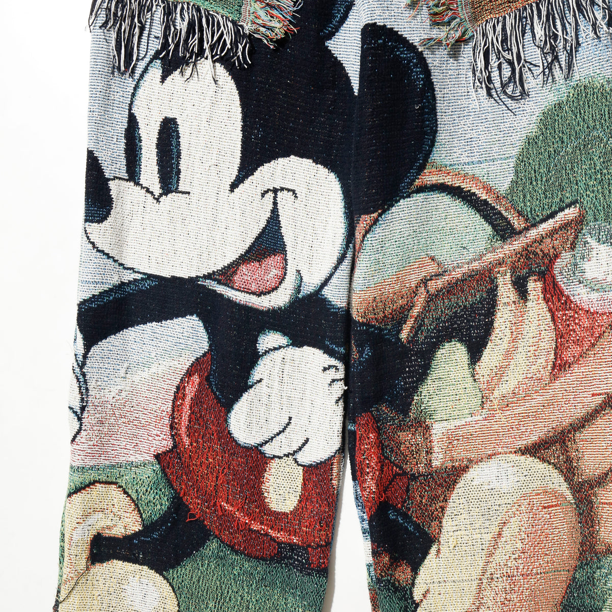 *one-off rug wide trousers , body-vintage disney