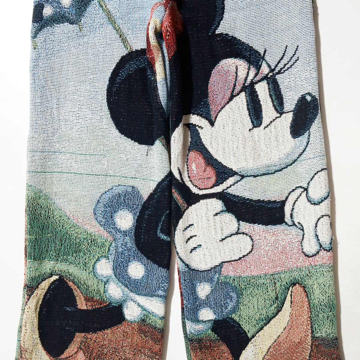 *one-off rug wide trousers , body-vintage disney