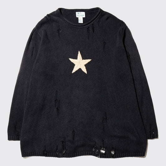 *one-off 90's starfish broken sweater