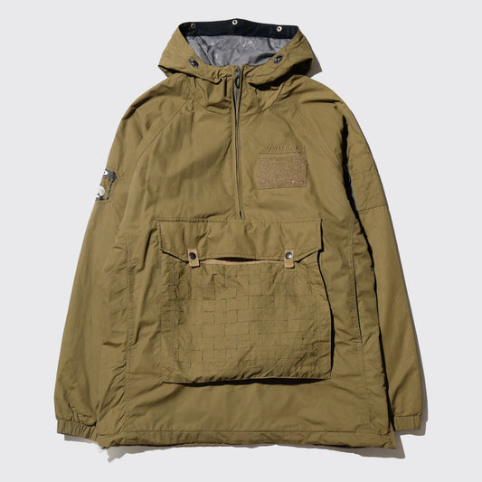 vintage 00's oakley tactical anorack, detachable fur