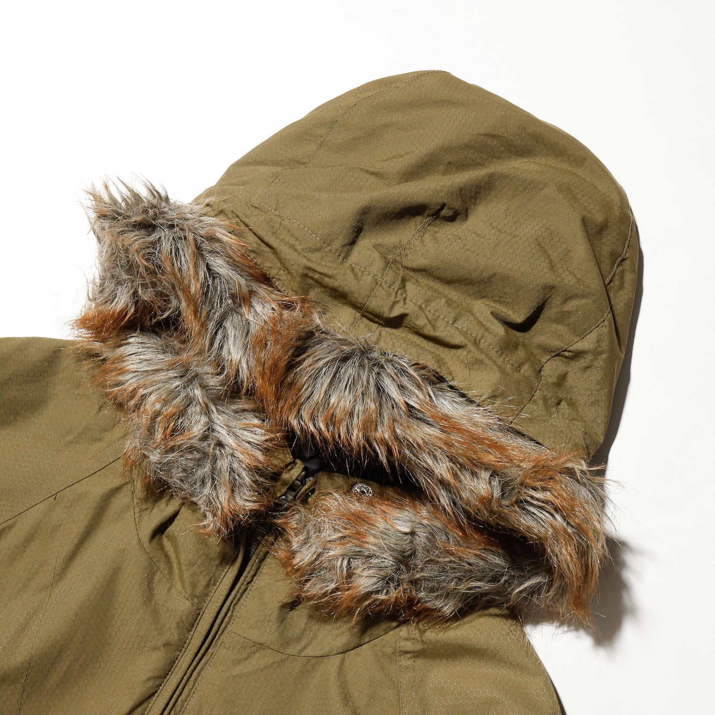 vintage 00's oakley tactical anorack, detachable fur