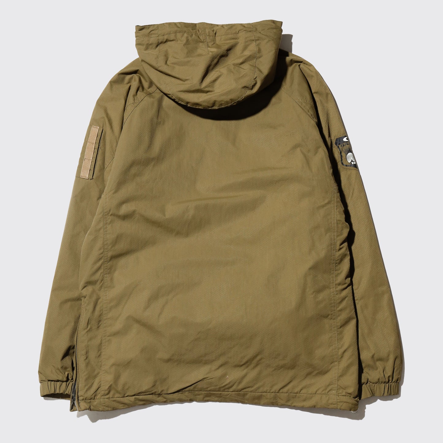 vintage 00's oakley tactical anorack, detachable fur