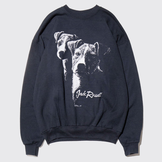 vintage 90's jack russell loose sweat