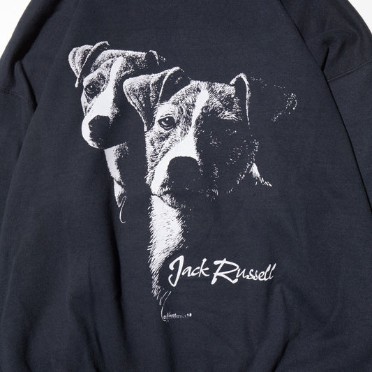 vintage 90's jack russell loose sweat