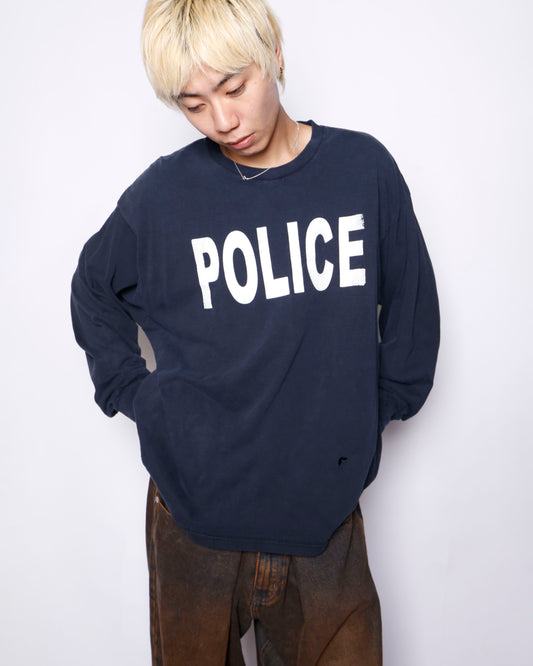 vintage police k-9 unit l/s t-shirts