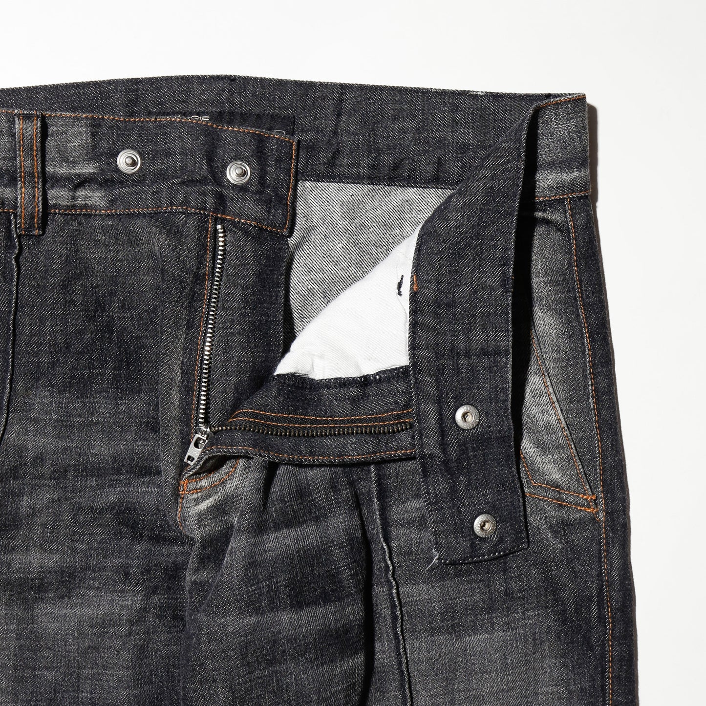 vintage energie center pleats flare jeans