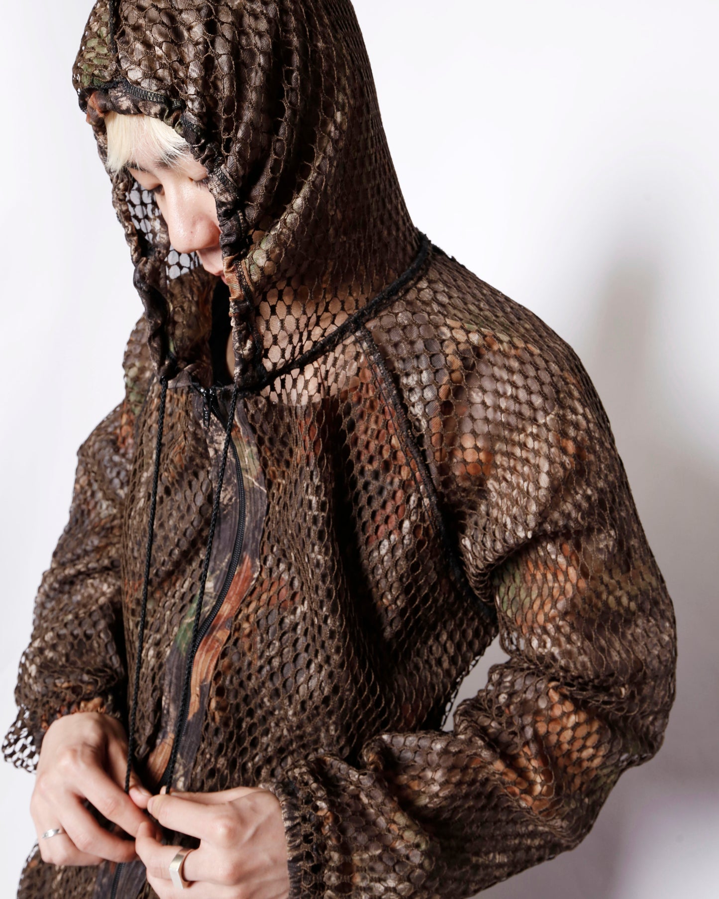 vintage mesh bug hoodie