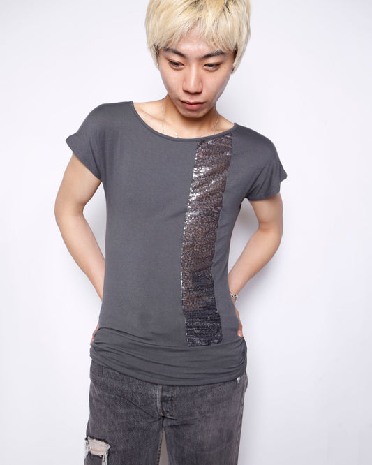 vintage spangle line cut sew