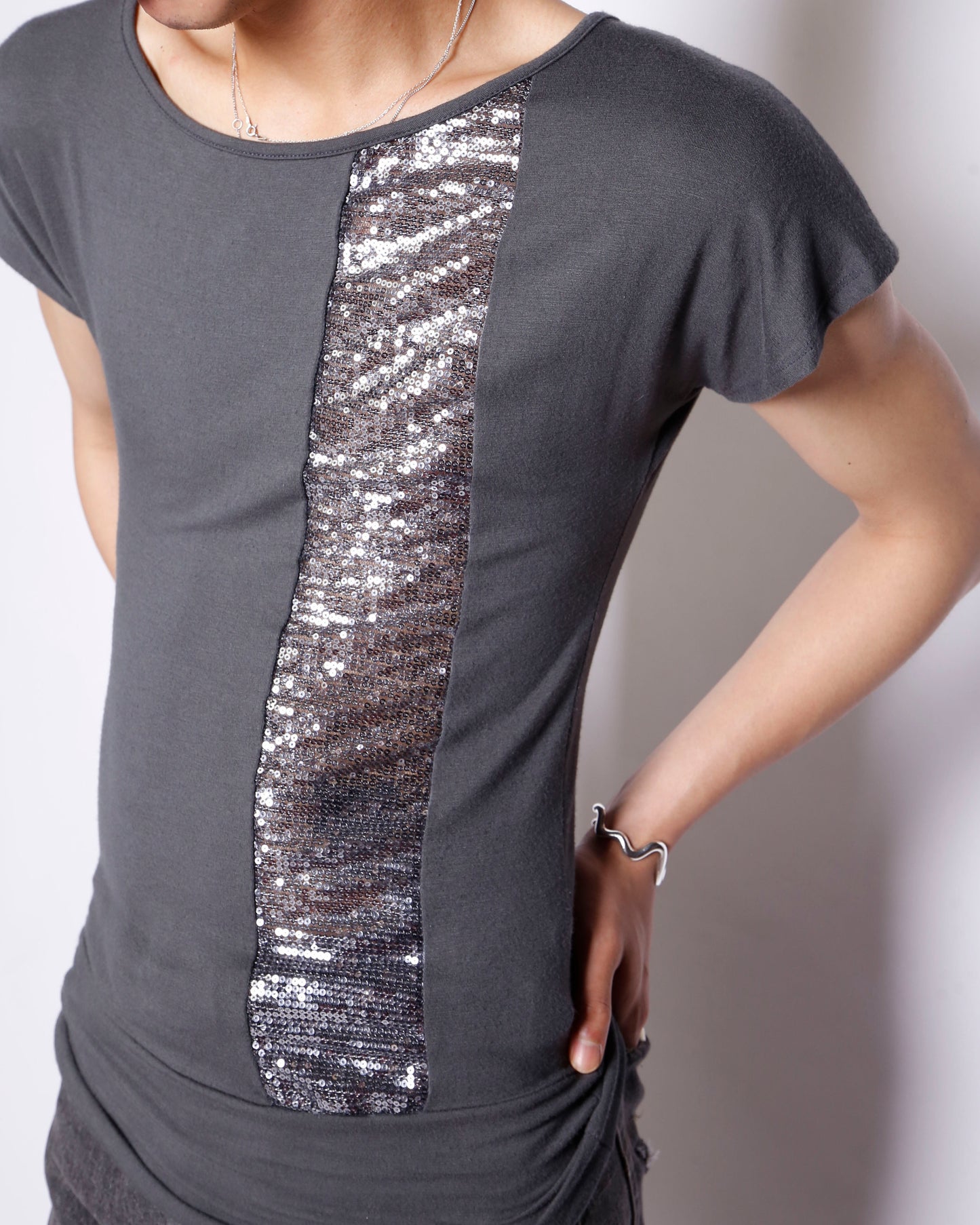 vintage spangle line cut sew