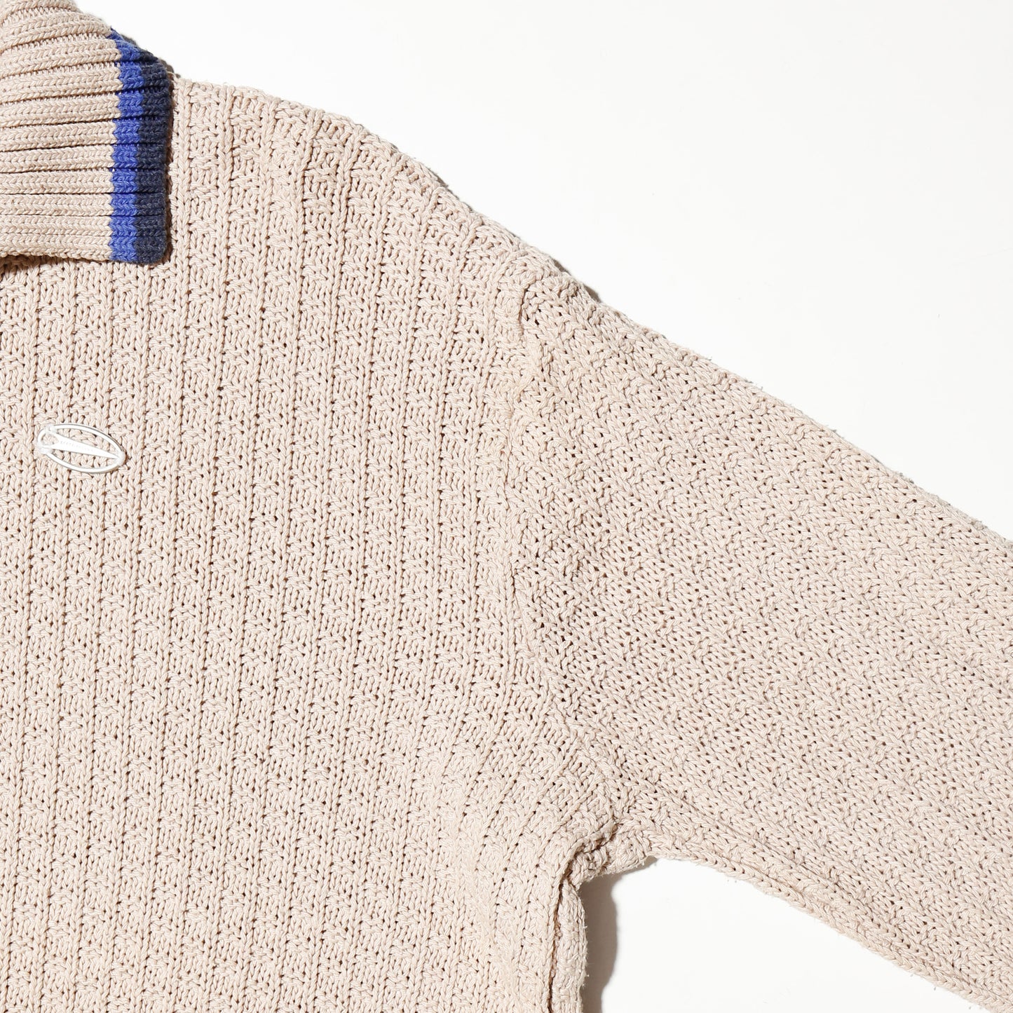 vintage with collar cotton sweater