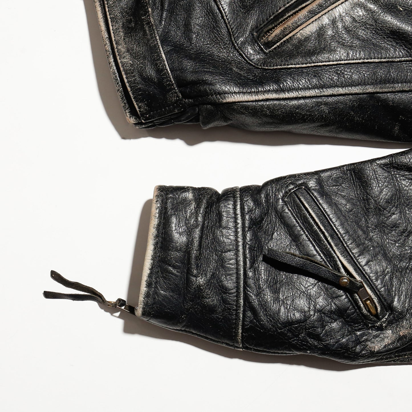 vintage 90's harley-davidson dust motorcycle leather jacket, with liner