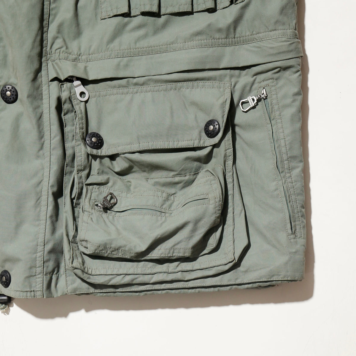 vintage schöffel gimmick utility jacket, detachable pocket/sleeve