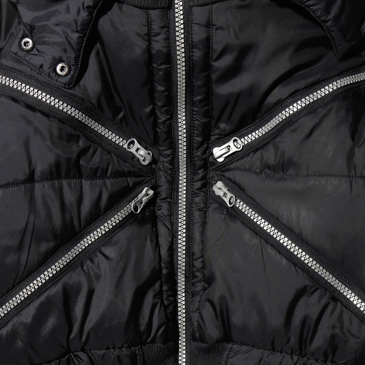 vintage x zip puffer jacket