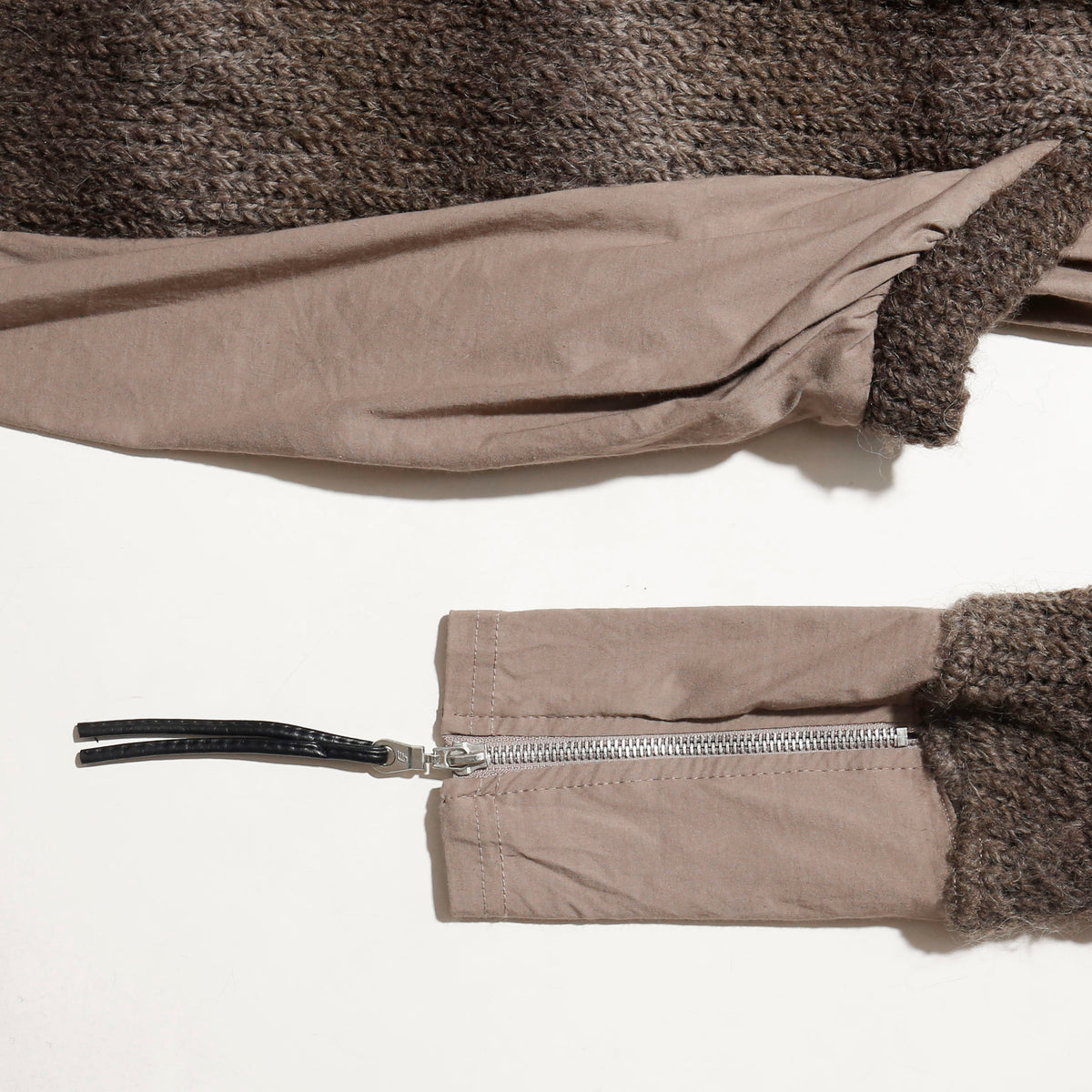 vintage hybrid knit dress coat