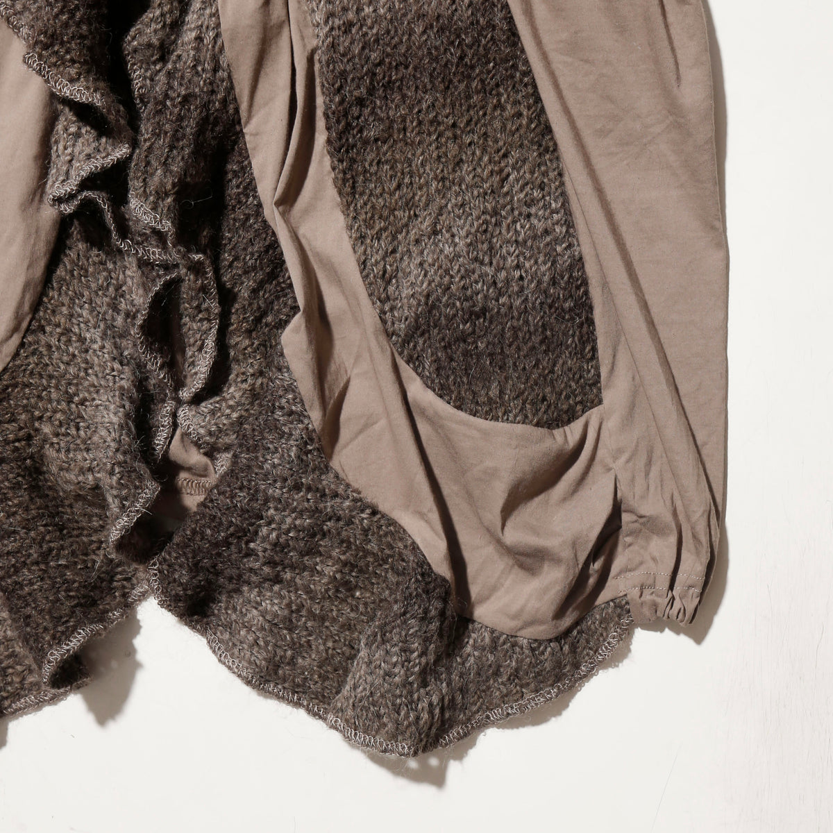 vintage hybrid knit dress coat