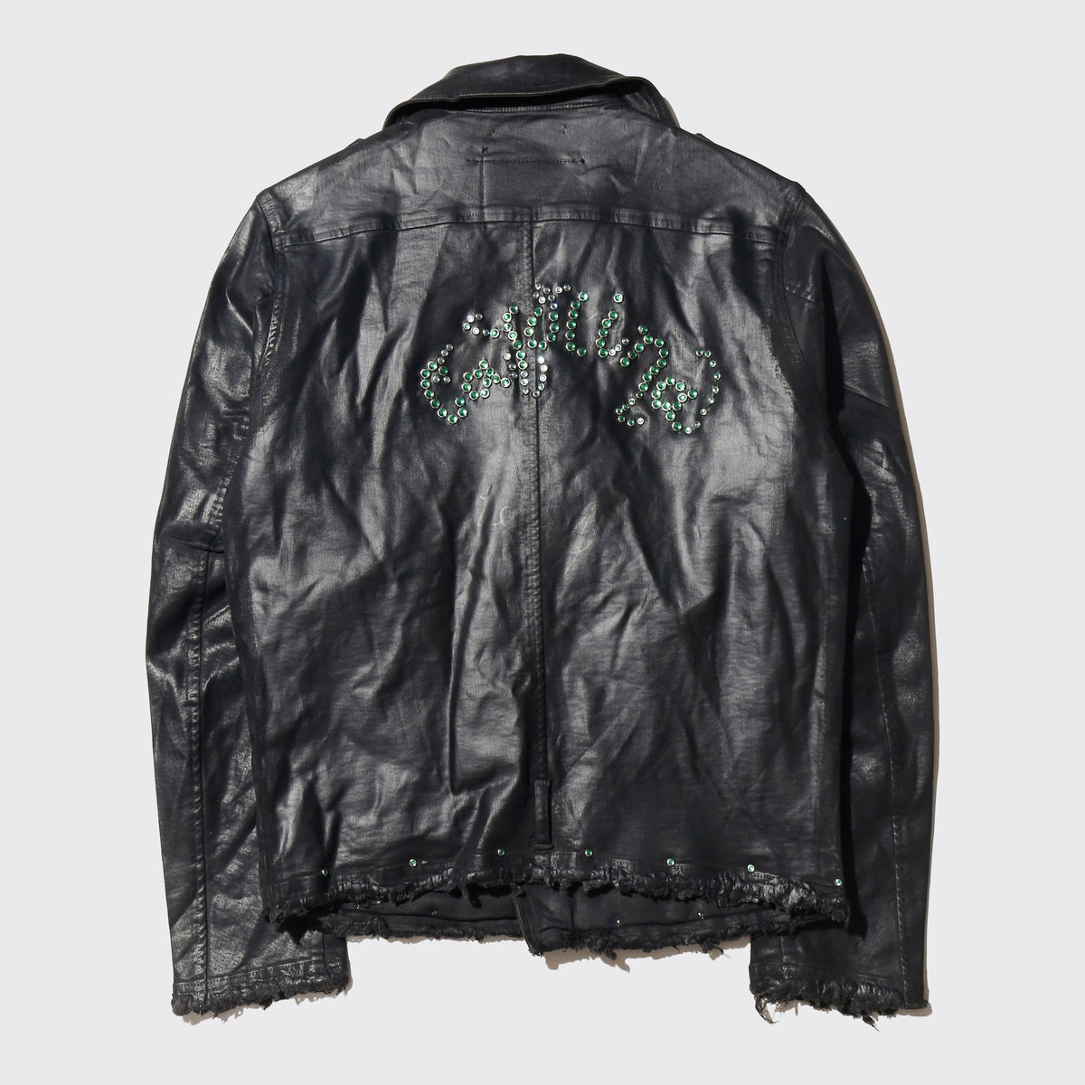 *one-off rhinestone luster riders jacket