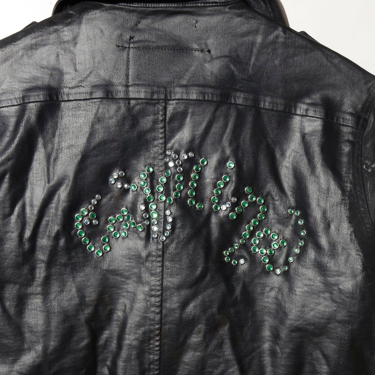*one-off rhinestone luster riders jacket