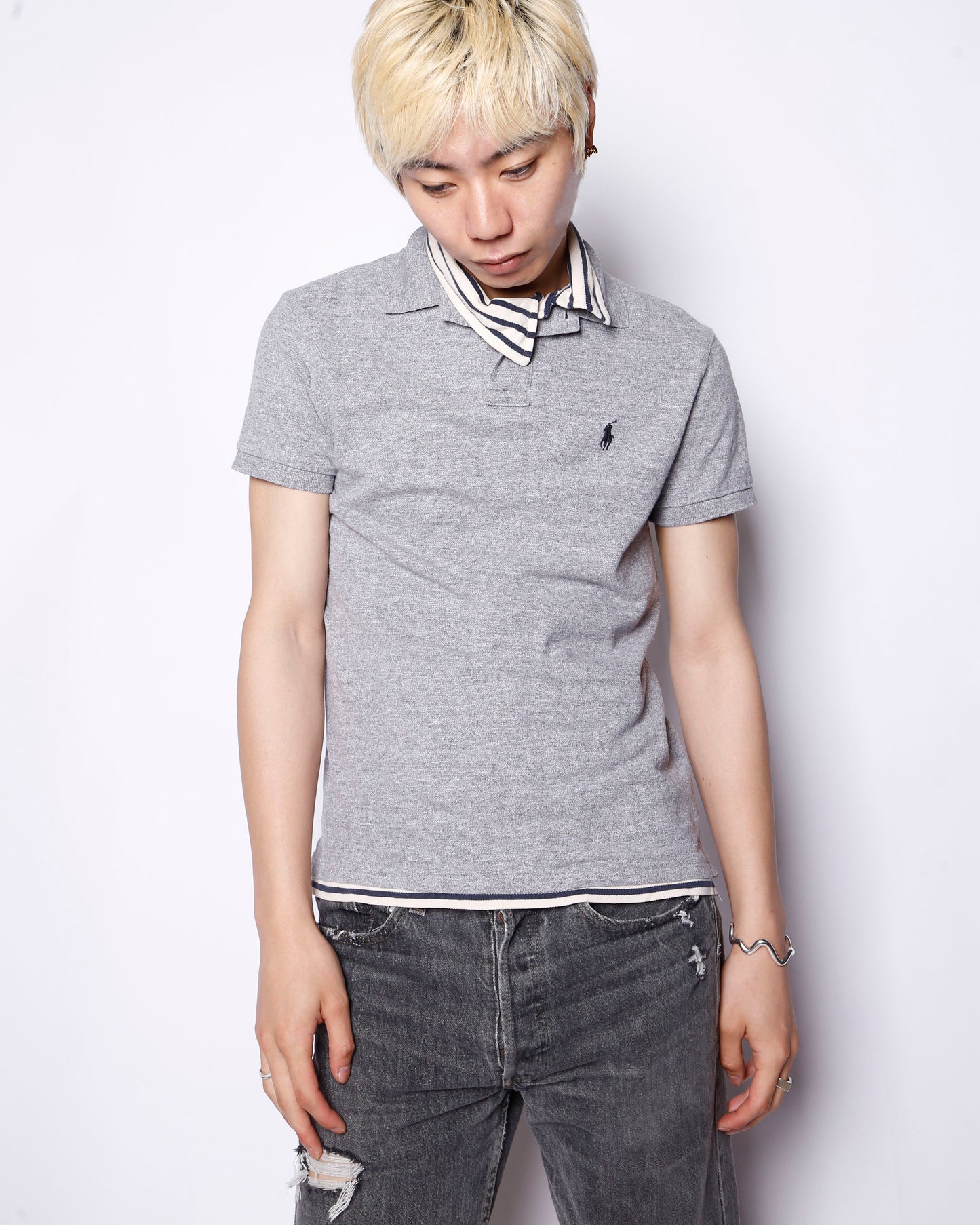 *one-off layerd polo h/s