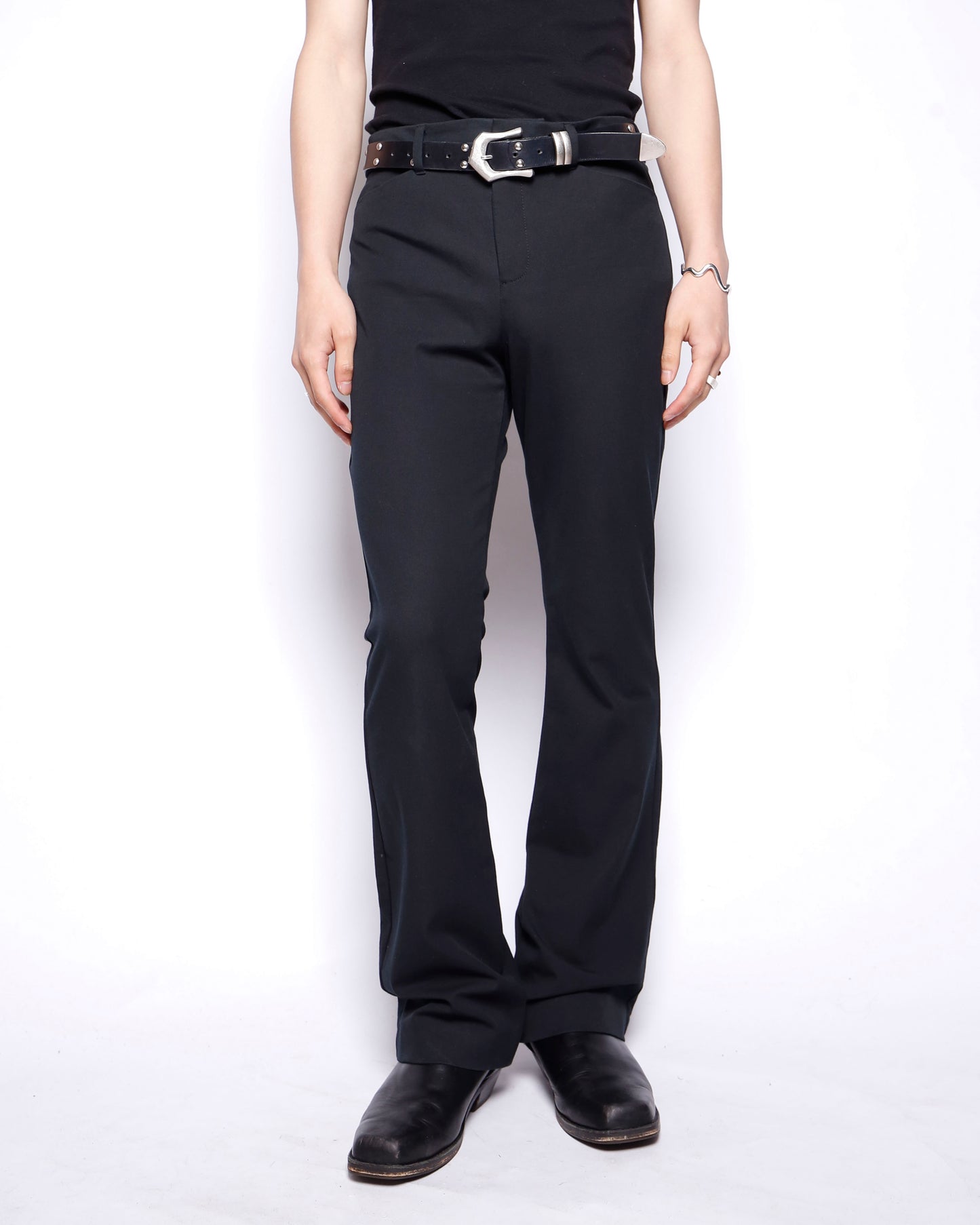 vintage low rise flare slacks