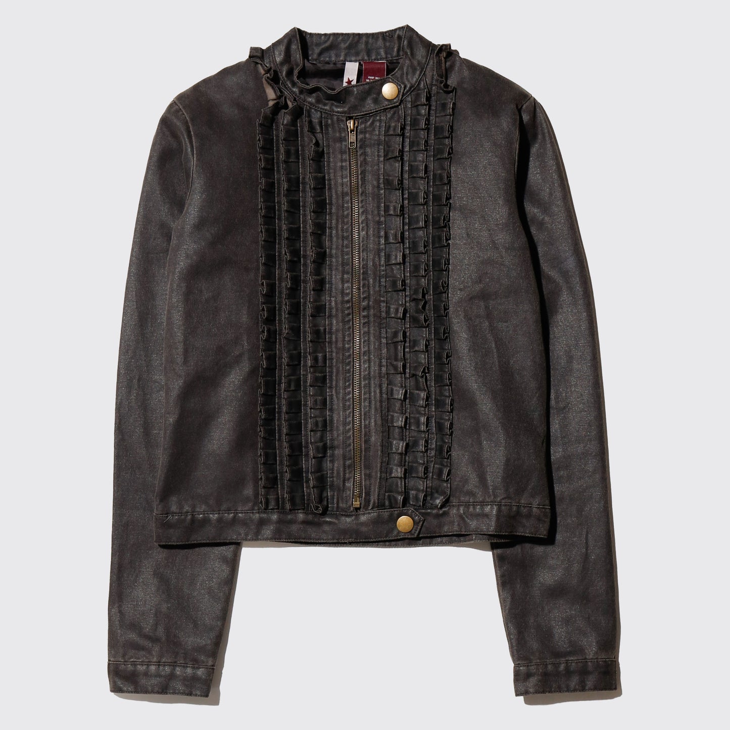 vintage coating frill jacket