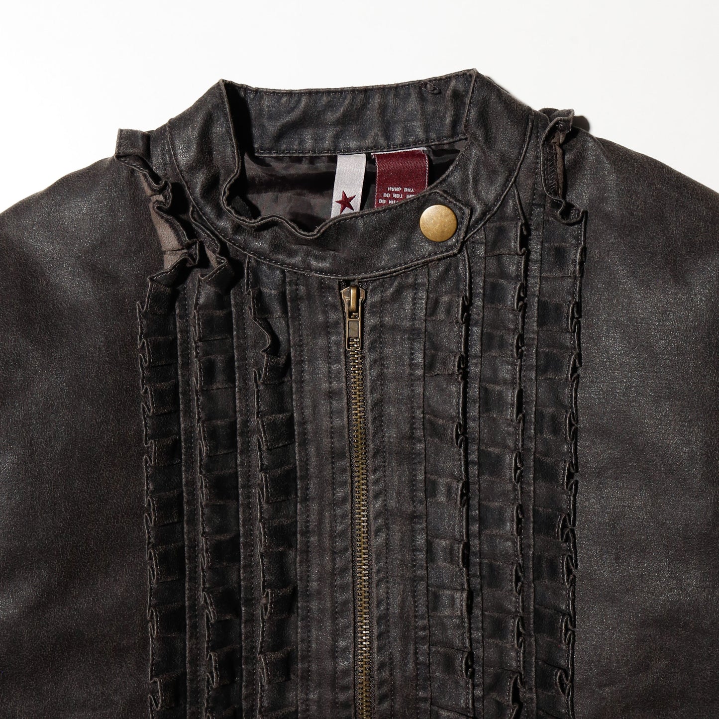vintage coating frill jacket