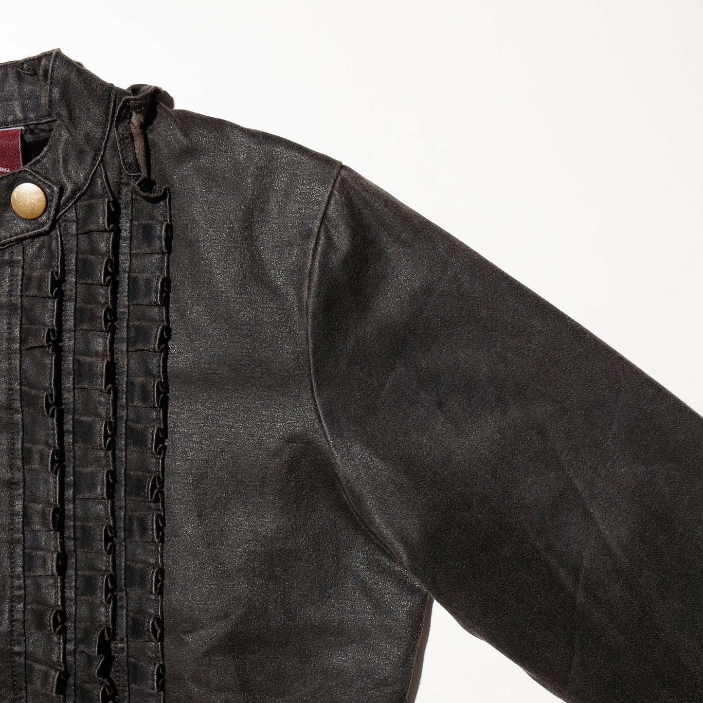 vintage coating frill jacket