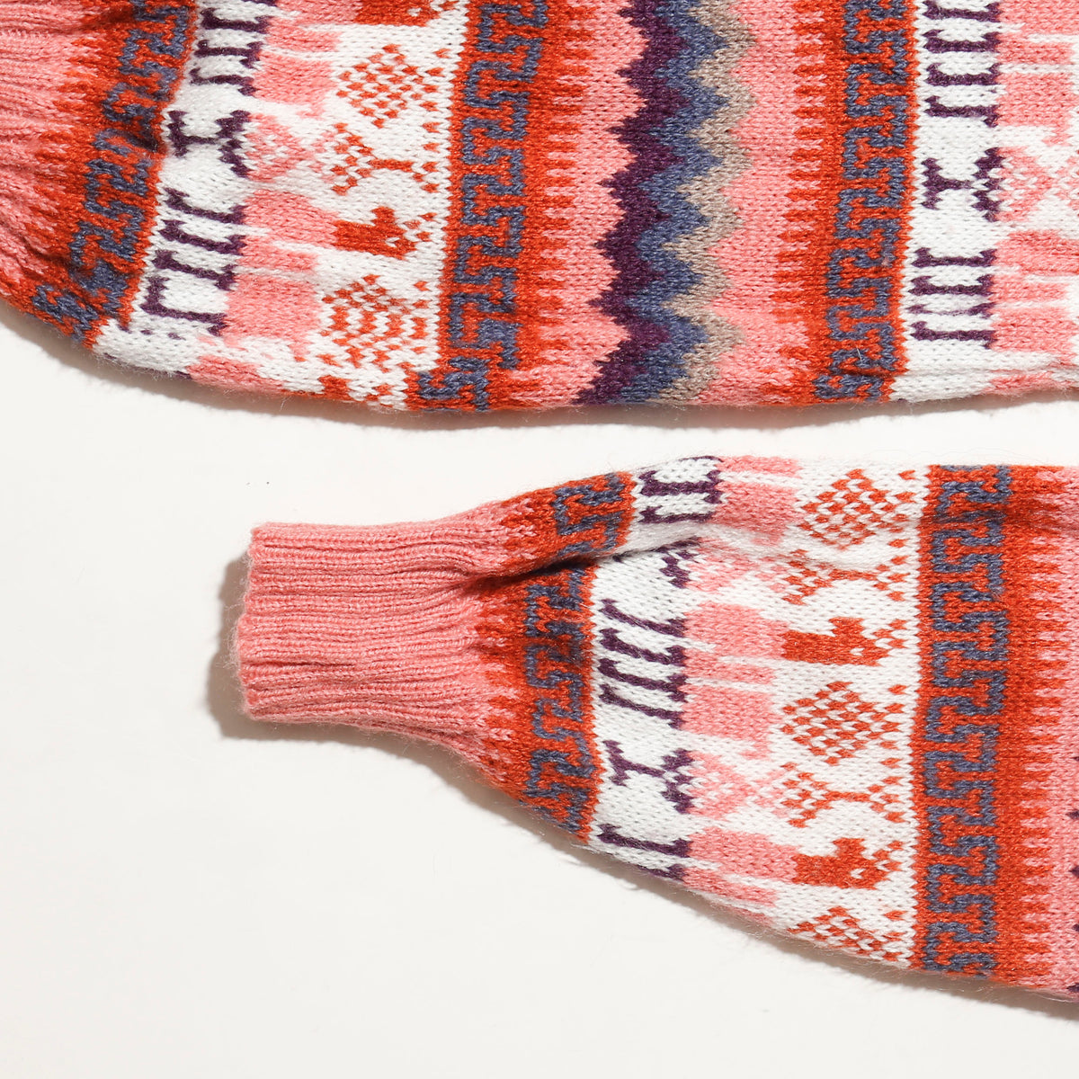 vintage alpaca wool argyle sweater