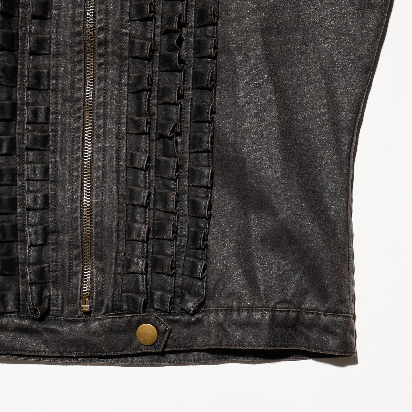 vintage coating frill jacket