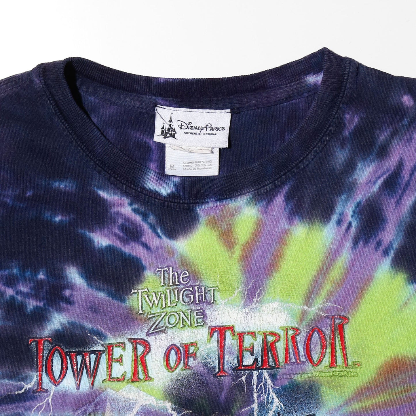 vintage 00's disney tower of terror t-shirt