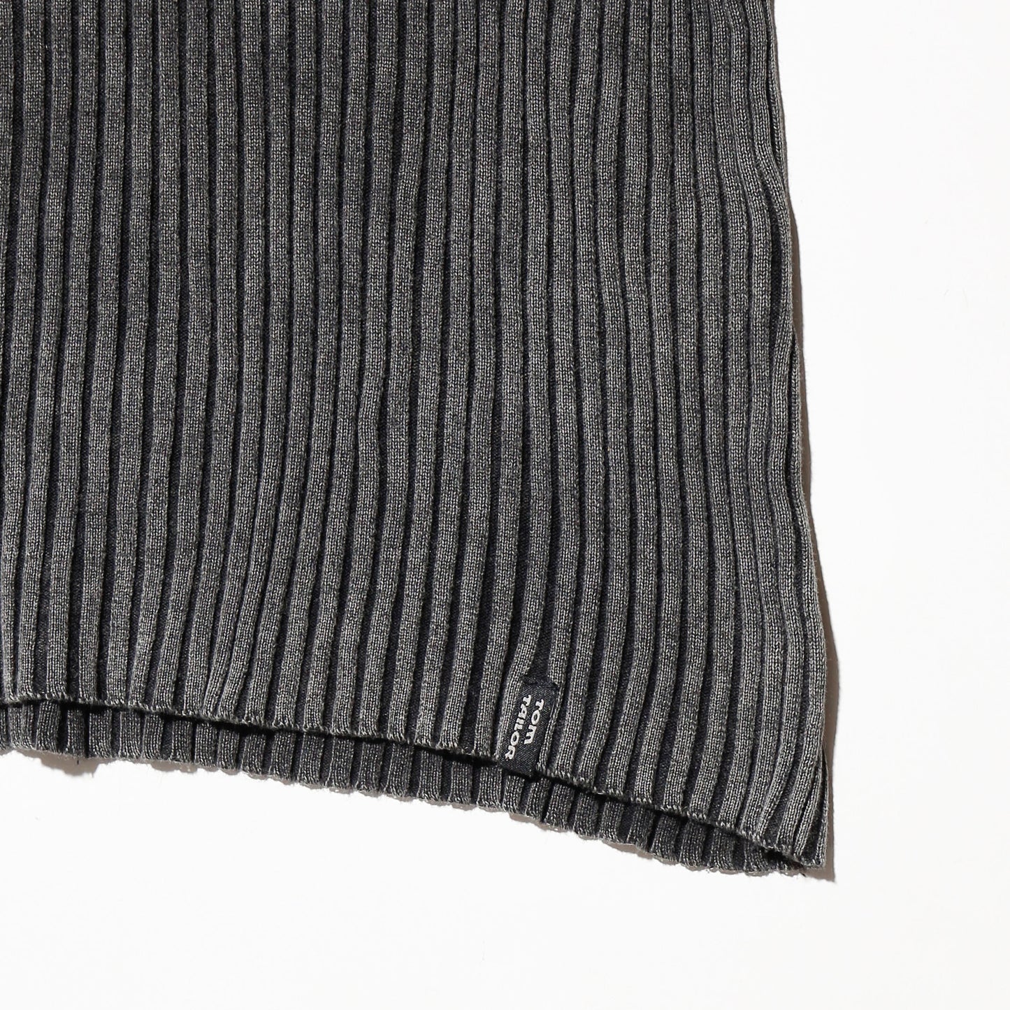 vintage acid lace up ribbed sweater