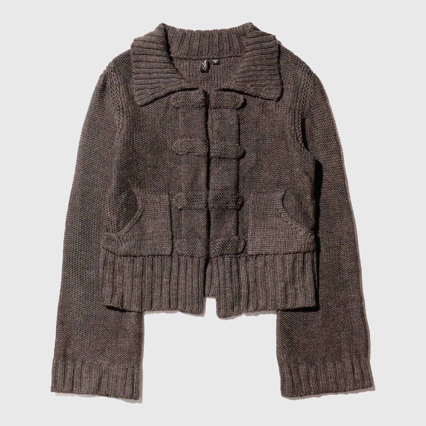 vintage cropped knit jacket