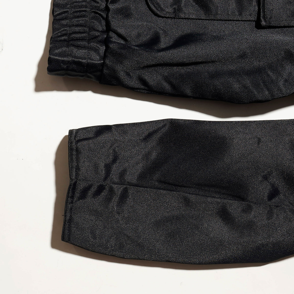 vintage satin boxy police jacket