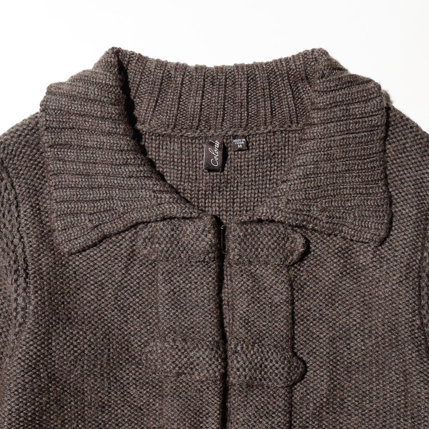 vintage cropped knit jacket