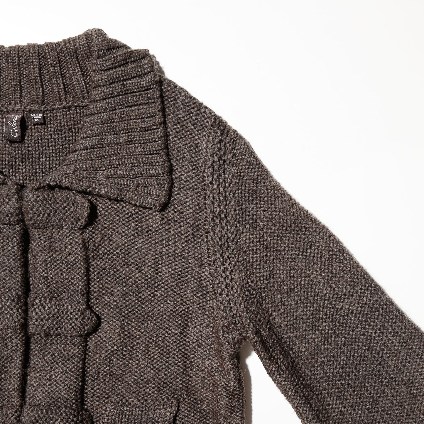 vintage cropped knit jacket