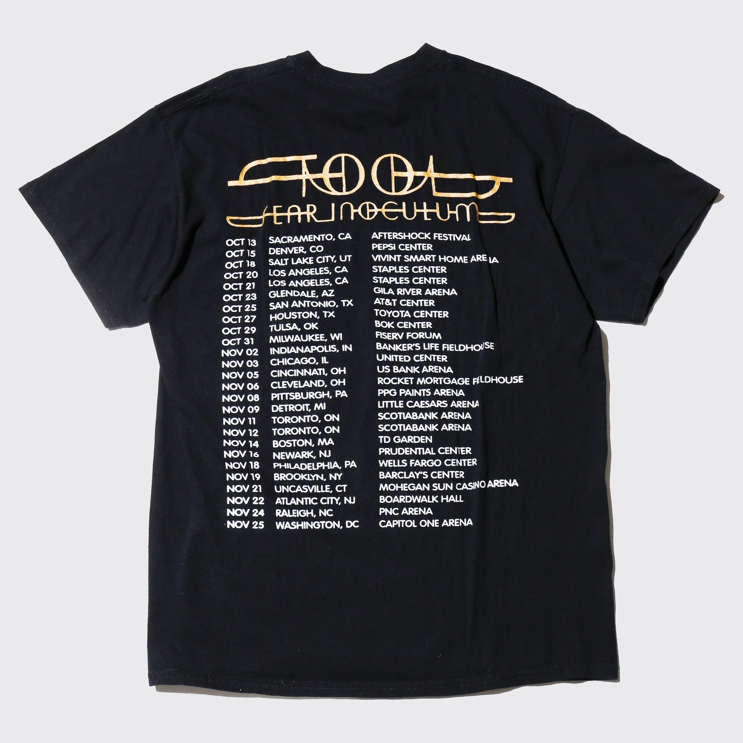 vintage 19’s Tool fear inoculum tour t-shirt