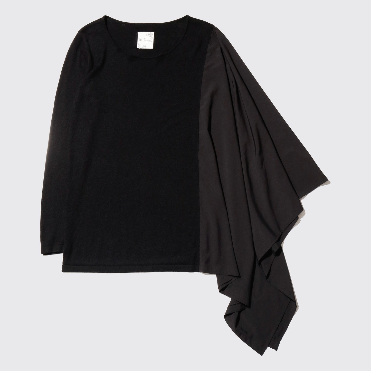 vintage asymmetry drape cut sew